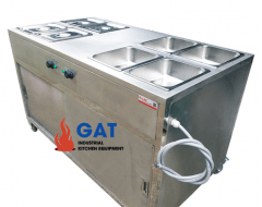 QUẦY GIỮ NÓNG THỨC ĂN SỬ DỤNG KHAY QHMK-1500