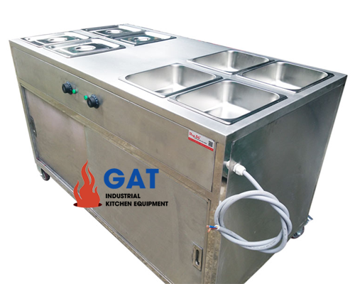 QUẦY GIỮ NÓNG THỨC ĂN SỬ DỤNG KHAY QHMK-1500