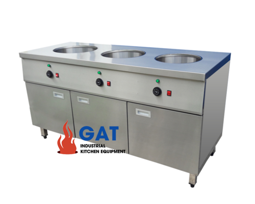 QUẦY HÂM NÓNG CƠM CANH 03 NỒI HN2N-1800