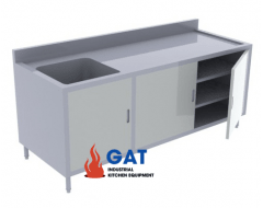 QUẦY TỦ CỬA MỞ CÓ 01 HỘC CHẬU Q1CM-1500