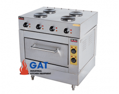 Lò nướng với 4 bếp điện