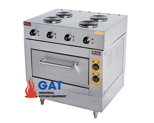 Lò nướng với 4 bếp điện
