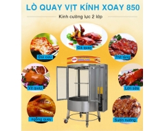 Lò quay vịt 850 kính xoay (BV-A850L2)