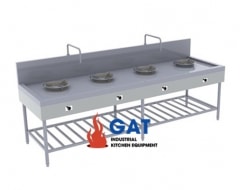 BẾP Á 04 HỌNG KIÊNG TÔ CÓ KỆ DƯỚI