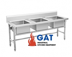 CHẬU RỬA 03 HỘC 1800