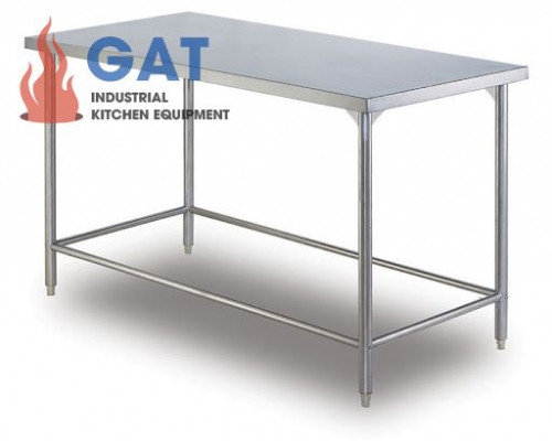 BÀN INOX KHÔNG KỆ DƯỚI KHÔNG GÁY 1500