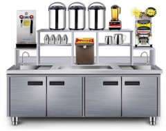 Quầy Bar pha chế trà sữa inox